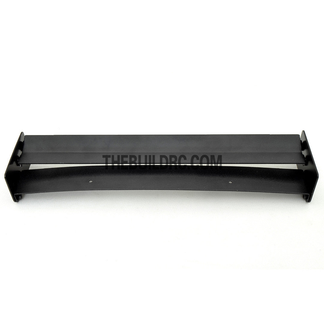 1/10 RC Racing Car 182x24mm Alloy Aluminum GT Double Wing Rear Spoiler - Black