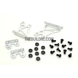 1/10 RC Racing Car Alloy Aluminum 25 x 25mm GT Wing Rear Spoiler Stand - Silver