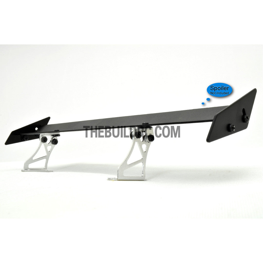 1/10 RC Racing Car Alloy Aluminum 25 x 25mm GT Wing Rear Spoiler Stand - Silver