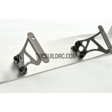 1/10 RC Racing Car Alloy Aluminum 32x 25mm GT Wing Rear Spoiler Stand - Grey