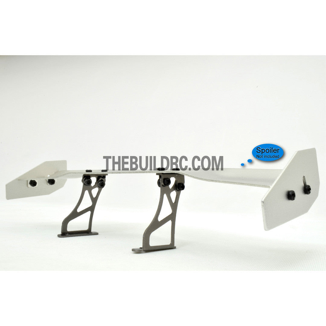 1/10 RC Racing Car Alloy Aluminum 32x 25mm GT Wing Rear Spoiler Stand - Grey