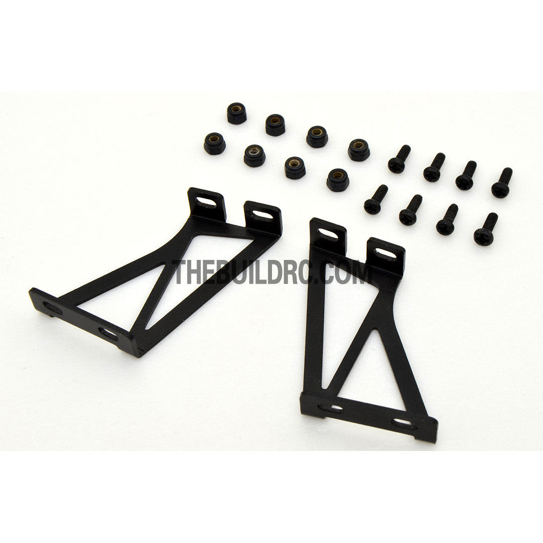 1/10 RC Racing Car Alloy Aluminum 36 x 23mm GT Wing Rear Spoiler Stand - Black