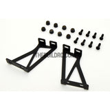 1/10 RC Racing Car Alloy Aluminum 36 x 23mm GT Wing Rear Spoiler Stand - Black