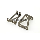 1/10 RC Racing Car Alloy Aluminum 36 x 23mm GT Wing Rear Spoiler Stand - Grey