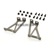 1/10 RC Racing Car Alloy Aluminum 36 x 23mm GT Wing Rear Spoiler Stand - Grey
