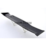 1/10 RC Racing Car 168x28mm Carbon Fiber Pattern GT Wing Rear Spoiler (Shiny)