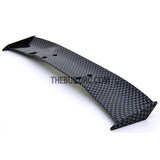 1/10 RC Racing Car 168x28mm Carbon Fiber Pattern GT Wing Rear Spoiler (Shiny)