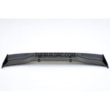 1/10 RC Racing Car 168x28mm Carbon Fiber Pattern GT Wing Rear Spoiler (Shiny)