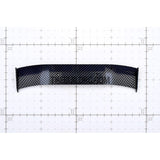 1/10 RC Racing Car 168x28mm Carbon Fiber Pattern GT Wing Rear Spoiler (Shiny)
