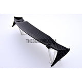 1/10 RC Racing Car 188x34mm Carbon Fiber Pattern GT Wing Rear Spoiler (Shiny)
