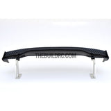 1/10 RC Racing Car 188x34mm Carbon Fiber Pattern GT Wing Rear Spoiler (Shiny)