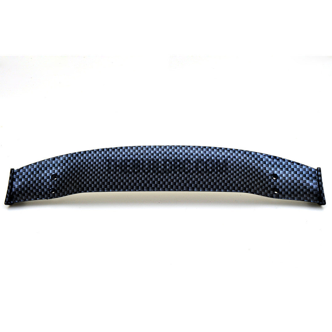 1/10 RC Racing Car 188x34mm Carbon Fiber Pattern GT Wing Rear Spoiler (Shiny)