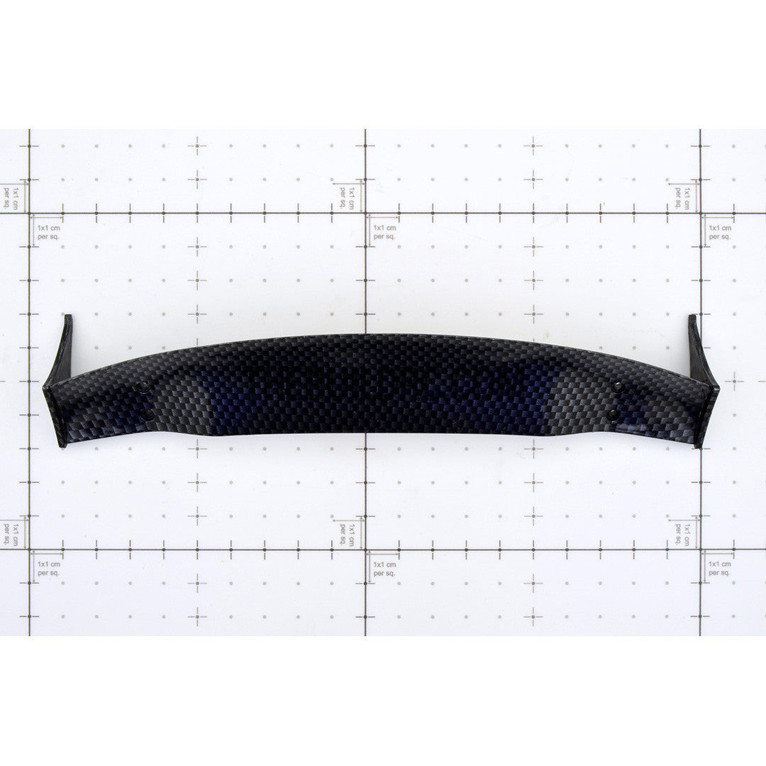 1/10 RC Racing Car 188x34mm Carbon Fiber Pattern GT Wing Rear Spoiler (Shiny)