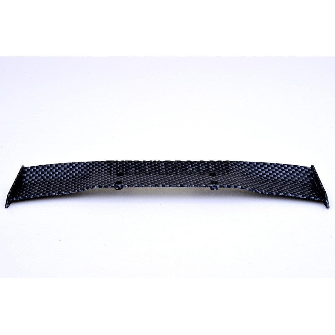 1/10 RC Racing Car 168x28mm Carbon Fiber Pattern GT Wing Rear Spoiler (Mat)