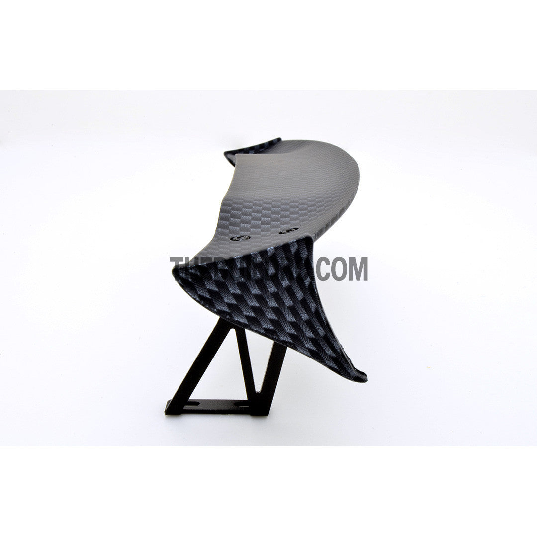 1/10 RC Racing Car 188x34mm Carbon Fiber Pattern GT Wing Rear Spoiler (Mat)