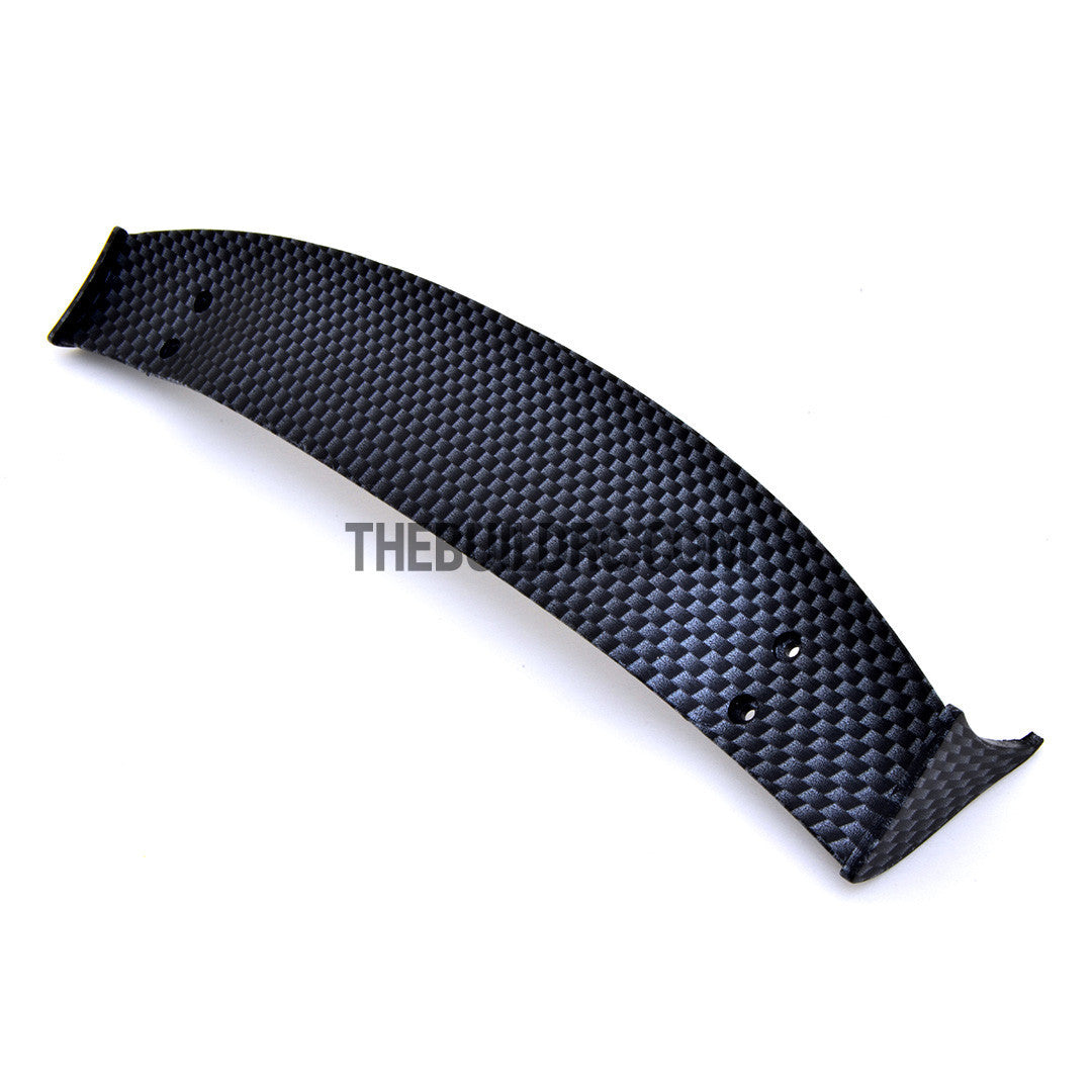 1/10 RC Racing Car 188x34mm Carbon Fiber Pattern GT Wing Rear Spoiler (Mat)