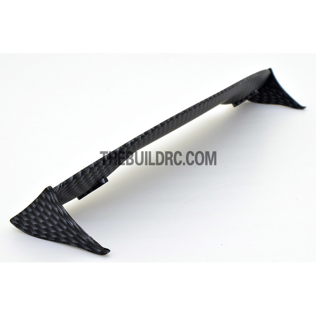 1/10 RC Racing Car 188x34mm Carbon Fiber Pattern GT Wing Rear Spoiler (Mat)