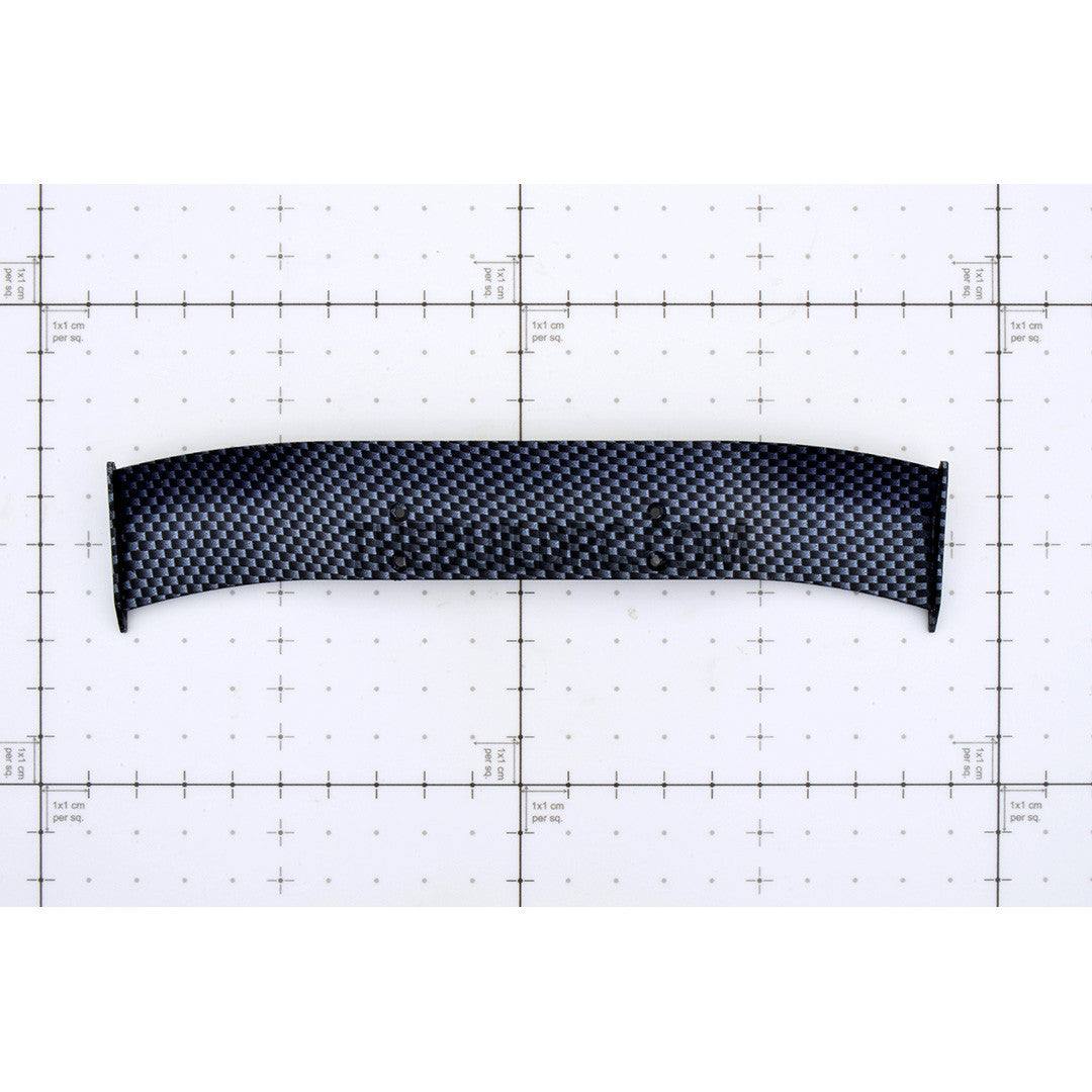 1/10 RC Racing Car 188x34mm Carbon Fiber Pattern GT Wing Rear Spoiler (Mat)
