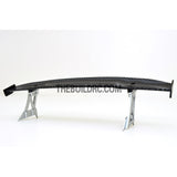 1/10 RC Racing Car 190x33mm Carbon Fiber Pattern GT Wing Rear Spoiler with Stand Style A