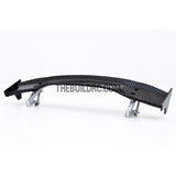 1/10 RC Racing Car 181x32mm Carbon Fiber Pattern GT Wing Rear Spoiler with Stand