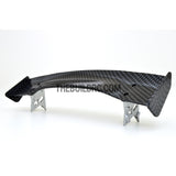 1/10 RC Racing Car 182x33mm Carbon Fiber Pattern GT Wing Rear Spoiler with Stand