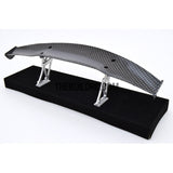 1/10 RC Racing Car 194x41mm Carbon Fiber Pattern GT Wing Rear Spoiler with Stand
