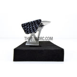 1/10 RC Racing Car 187x37mm Carbon Fiber Pattern GT Wing Rear Spoiler with Stand