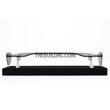 1/10 RC Racing Car 186x31mm Carbon Fiber Pattern GT Wing Rear Spoiler with Stand Style B