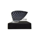 1/10 RC Racing Car 186x31mm Carbon Fiber Pattern GT Wing Rear Spoiler with Stand Style B