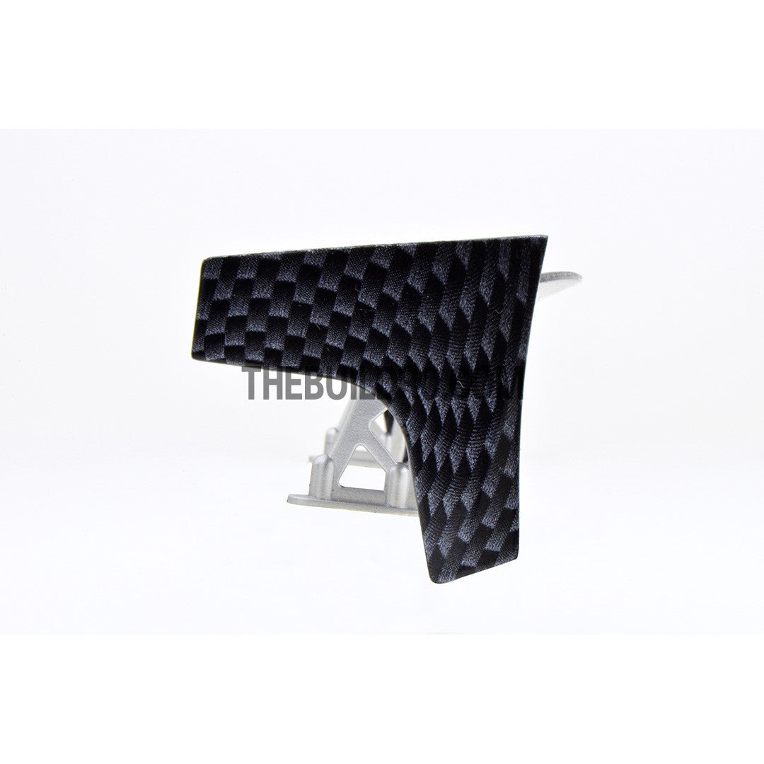 1/10 RC Racing Car 186x33mm Carbon Fiber Pattern GT Wing Rear Spoiler with Stand