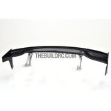 1/10 RC Racing Car 180x28mm Carbon Fiber Pattern GT Wing Rear Spoiler with Stand