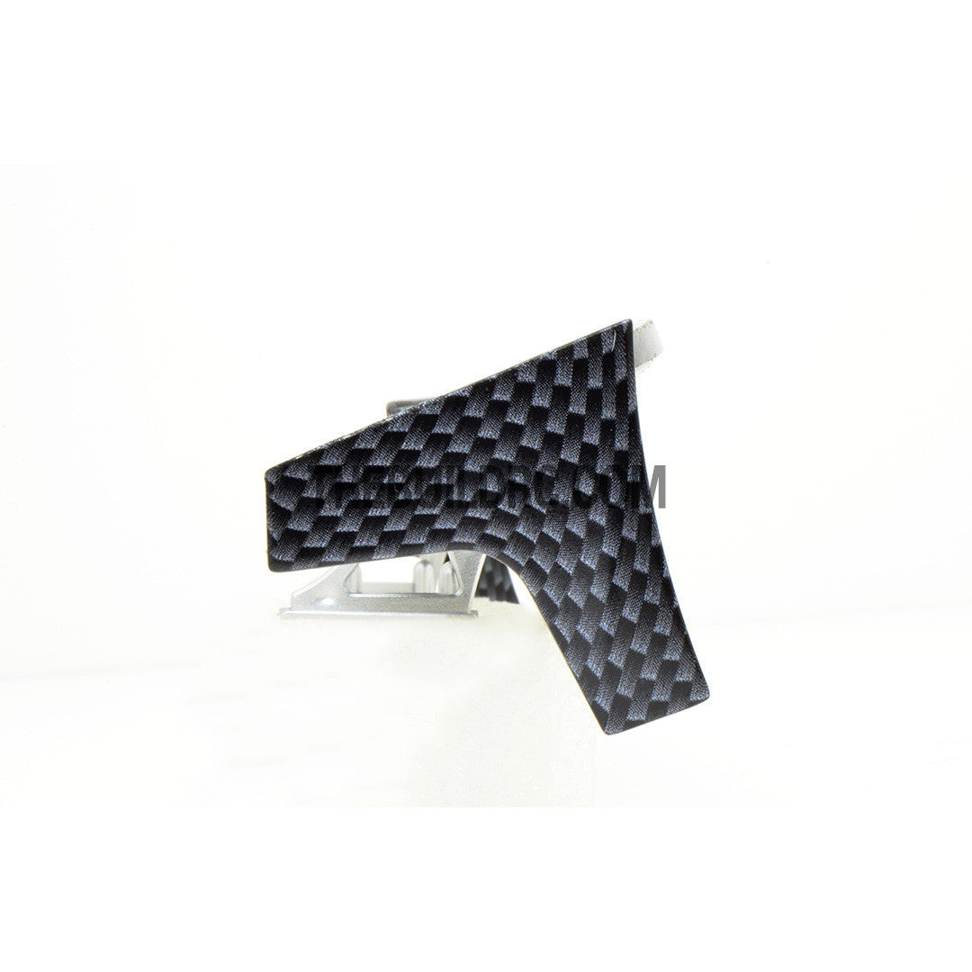 1/10 RC Racing Car 180x28mm Carbon Fiber Pattern GT Wing Rear Spoiler with Stand
