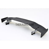1/10 RC Racing Car 184x33mm Carbon Fiber Pattern GT Wing Rear Spoiler with Stand
