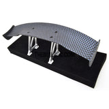 1/10 RC Racing Car 181x36mm Carbon Fiber Pattern GT Wing Rear Spoiler with Stand Style B