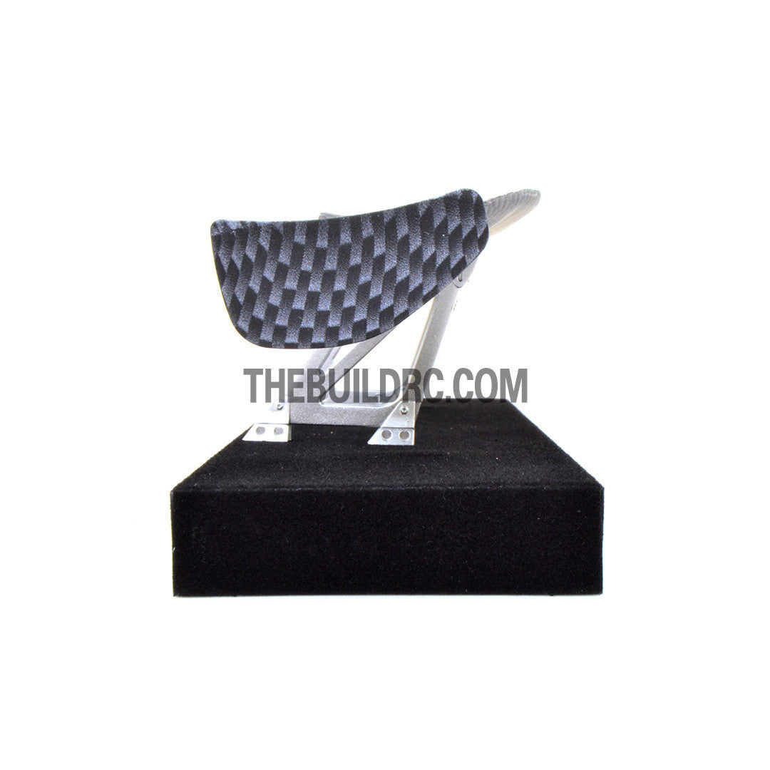 1/10 RC Racing Car 181x36mm Carbon Fiber Pattern GT Wing Rear Spoiler with Stand Style B