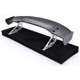 1/10 RC Racing Car 186x35mm Carbon Fiber Pattern GT Wing Rear Spoiler with Stand
