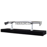 1/10 RC Racing Car 170x33mm Carbon Fiber Pattern GT Wing Rear Spoiler with Stand