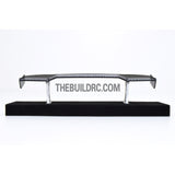 1/10 RC Racing Car 170x33mm Carbon Fiber Pattern GT Wing Rear Spoiler with Stand