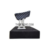 1/10 RC Racing Car 170x33mm Carbon Fiber Pattern GT Wing Rear Spoiler with Stand