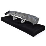 1/10 RC Racing Car 170x28mm Carbon Fiber Pattern GT Wing Rear Spoiler with Stand Style B