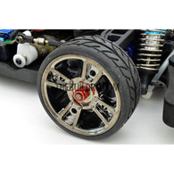 1/18 RC Car 3mm Alloy Wheel Rim Hex Lock Nut 10pcs - Orange