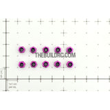 1/18 RC Car 3mm Alloy Wheel Rim Hex Lock Nut 10pcs - Pink