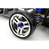 1/10 RC Car 4mm Alloy Wheel Rim Hex Lock Nut 10pcs - Dark Blue