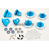 1/10 RC On-road Car Aluminum Brake Disc Kit - Blue