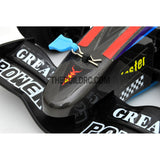 RC Car Body Clip + Rubber Tag (6 pcs) - Light Blue