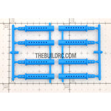 RC Car Extended Body Stand / Pole (8 pcs) - Light Blue