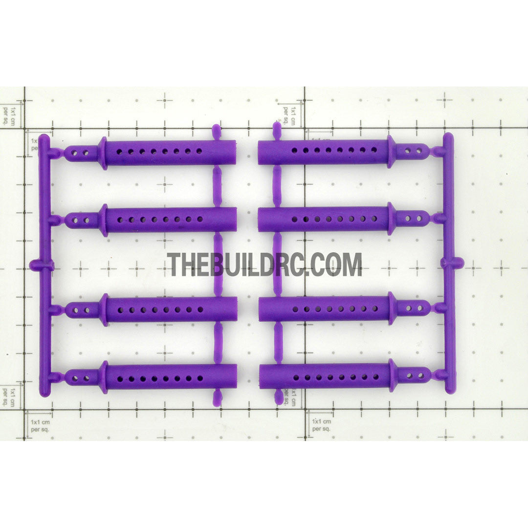 RC Car Extended Body Stand / Pole (8 pcs) - Purple