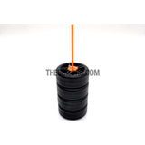 RC Car Plastic Wheel Stand Holder with Clips 5pcs - Orange