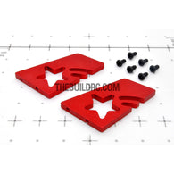 RC Car Rear Spoiler Aluminum Stand - Red