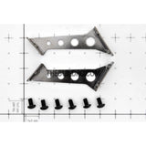 RC Car Aluminum Rear Spoiler Stand / Arm 40mm (2pcs)